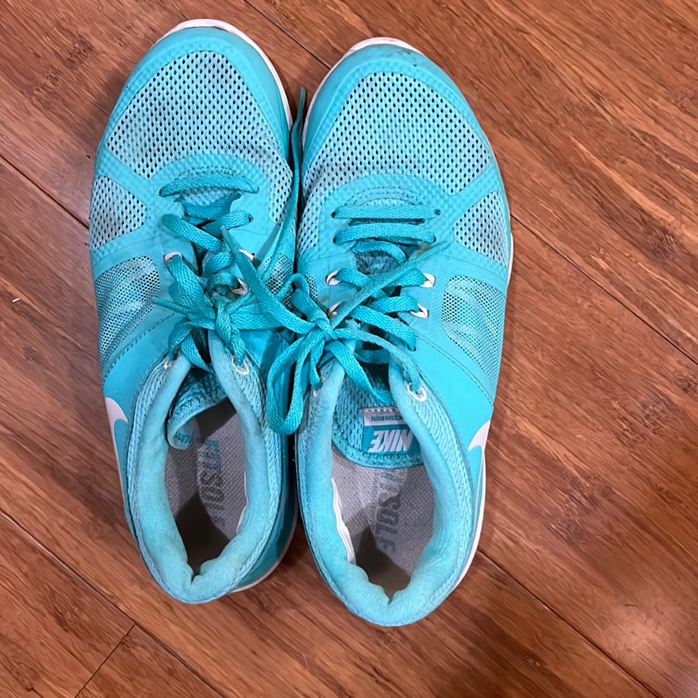 Bright blue Nike shoes women size 7
